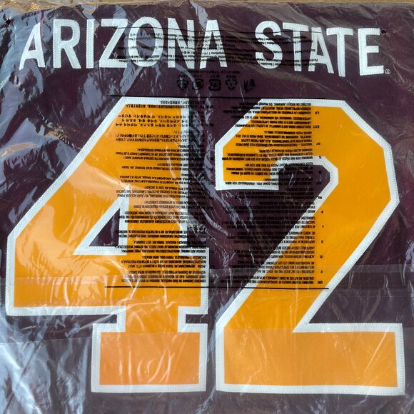ASU Pat Tillman 42 Jersey size M Adidas Premier NCAA Sun Devils - Picture 1 of 3